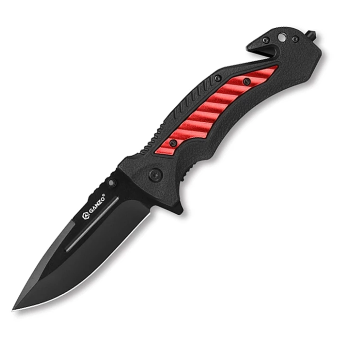 Нож GANZO G628-RD черно-красный